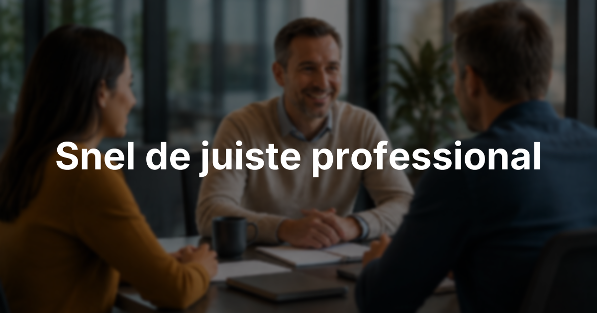 Interim recruitment: snel de juiste professional